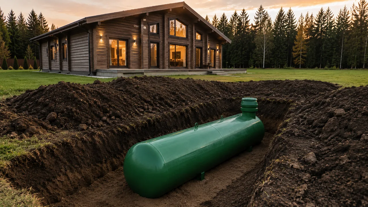 Установка газгольдера